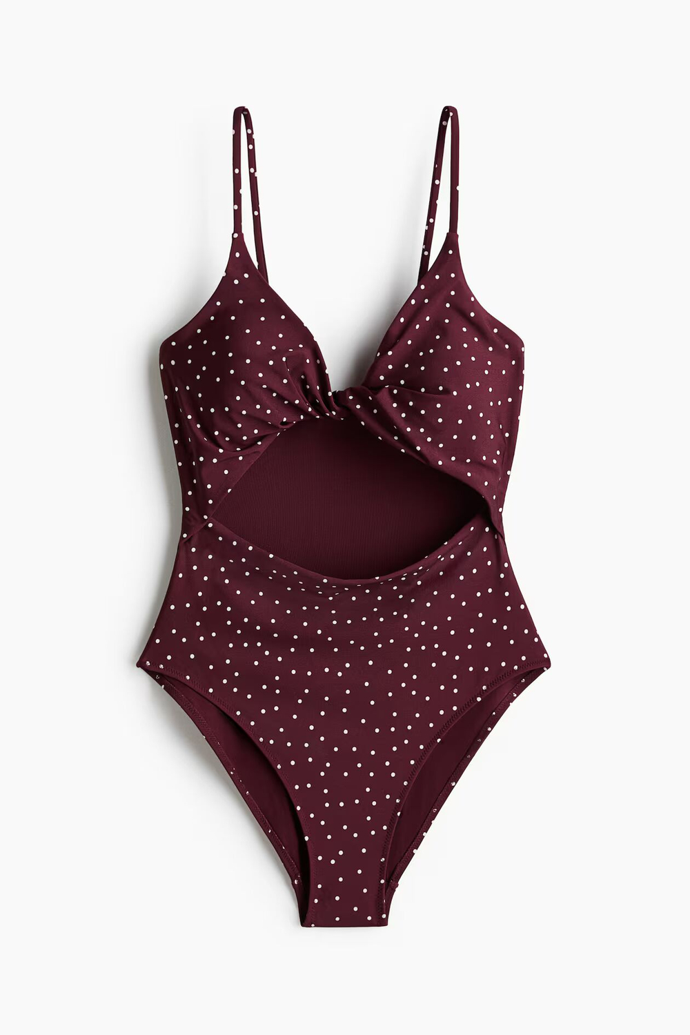 Купальник с набивкой и высоким вырезом - H&M
