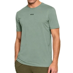 Мужская теннисная футболка BOSS Slim Fit Active - open green