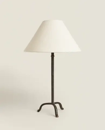 ZARA HOME НАСТОЛЬНАЯ ЛАМПА НА ТРЕХ НОЖКАХ