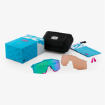Спортивные очки 100% Speedcraft / Soft Tact Blue / Blue Topaz Mirror Lens