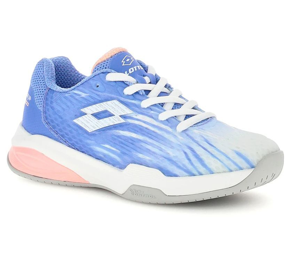 Детские Кроссовки теннисные  Lotto Mirage 200 II PRT ALR JR - serenity blue/all white/perfume rose