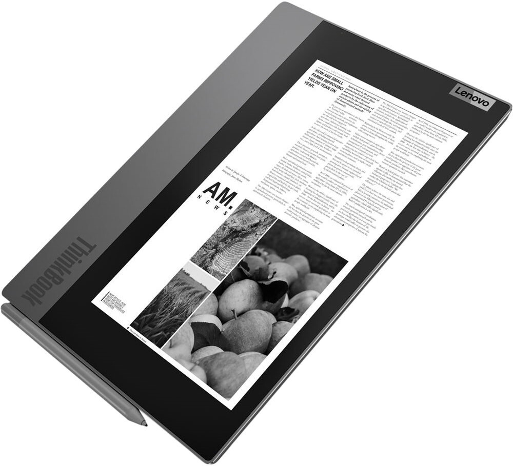 Ноутбук Lenovo ThinkBook Plus IML Intel Core i7 10710U, 1.1 GHz,/ 16384 Mb, /13.3; Full HD 1920x1080 + 10.8; Full HD 1920x1080,/ 512 Gb SSD,/ DVD нет,/ Intel UHD (Comet Lake),/ Windows 10 Professional,/ серый, 1.4 кг, 20TG006DRU