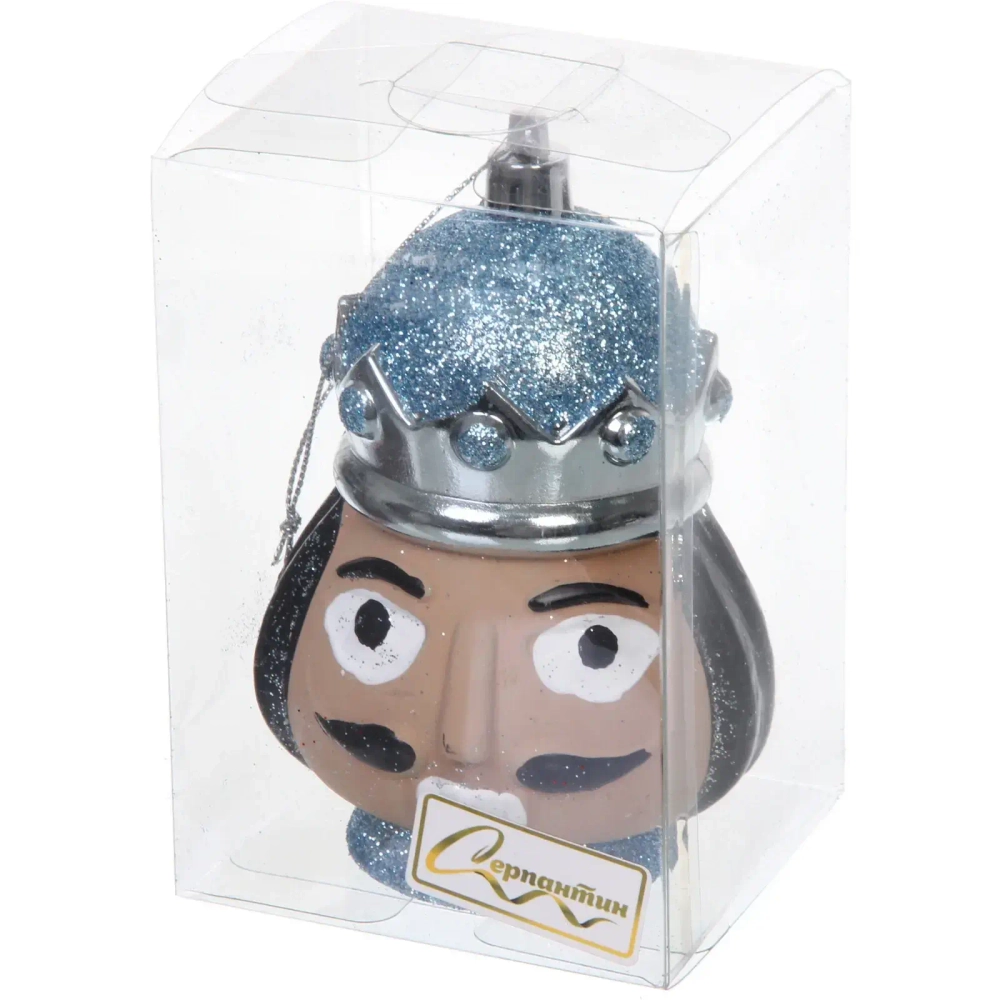 Елочная игрушка «Новогодний солдат» 7,5*7*11 см, голубой