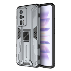 Противоударный чехол с подставкой Transformer для Poco F5 Pro