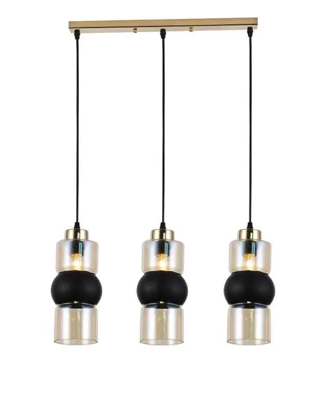 Светильник подвесной Rilon 06828/3L GOLD, 3×40 Вт, золотой