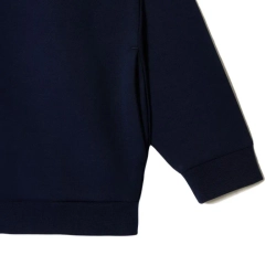 Детская теннисная толстовка Lacoste Kids' Zip-Up Sweatshirt - navy blue