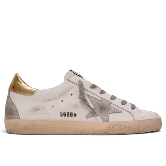 Women's Golden Goose Super-Star with Gold Heel Tab