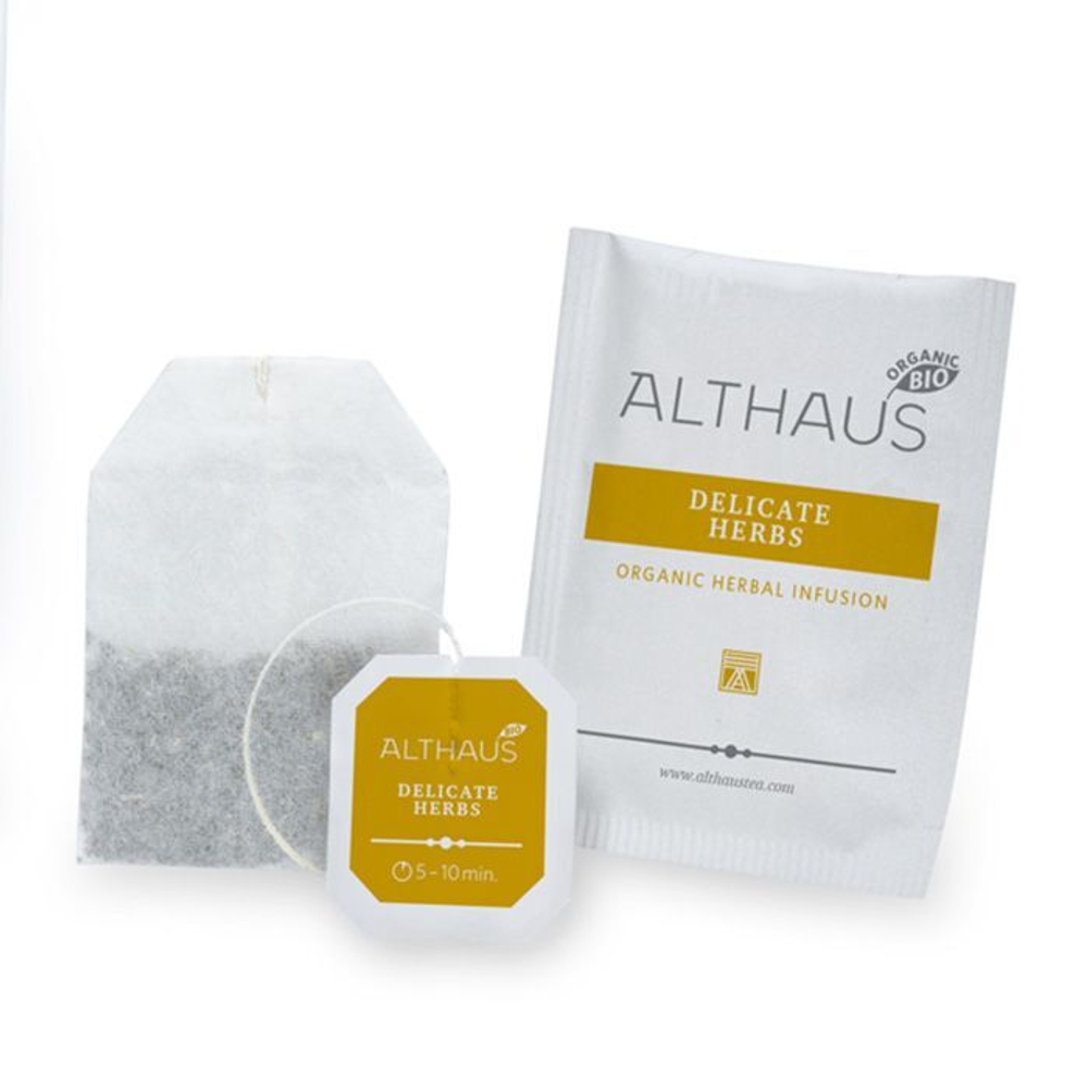 Althaus Delicate Herbs / Ароматные Травы органический травяной чай в пакетиках, 20 шт.