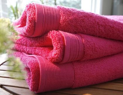 Полотенце Uni Fuchsia Blanc des Vosges 100x150 Розовый
