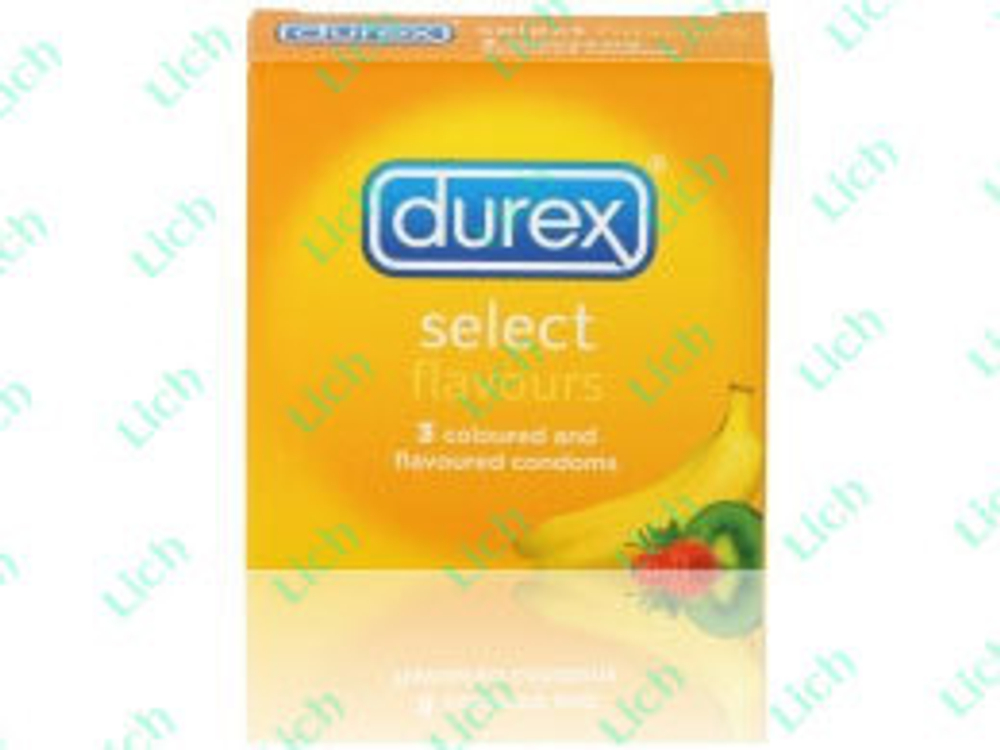 Презервативы DUREX  SELECT, 3 шт.
