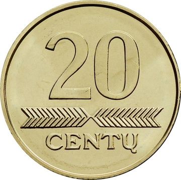 20 центов 2009 Литва