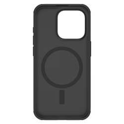 Усиленный чехол от Nillkin c поддержкой зарядки MagSafe для iPhone 15 Pro, серия Super Frosted Shield Pro Magnetic Case