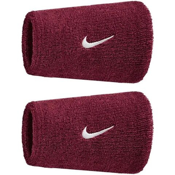 Теннисные напульсники Nike Swoosh Double-Wide 2P - dark team red/white