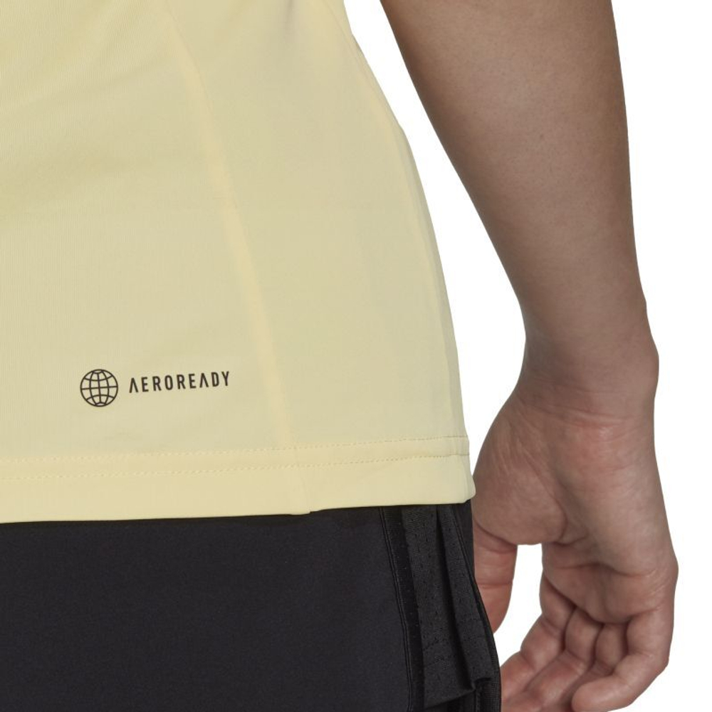 Женское поло Adidas Club Tennis Graphic Polo Shirt - желтый