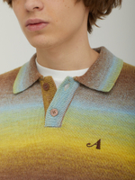 Мужской Свитер Ombre Polo Collar
