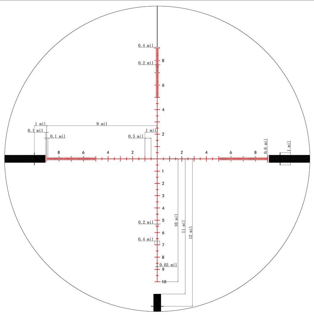 Оптический прицел KECK Optics BREEZE 4-16x44SFPIR трубка 30мм