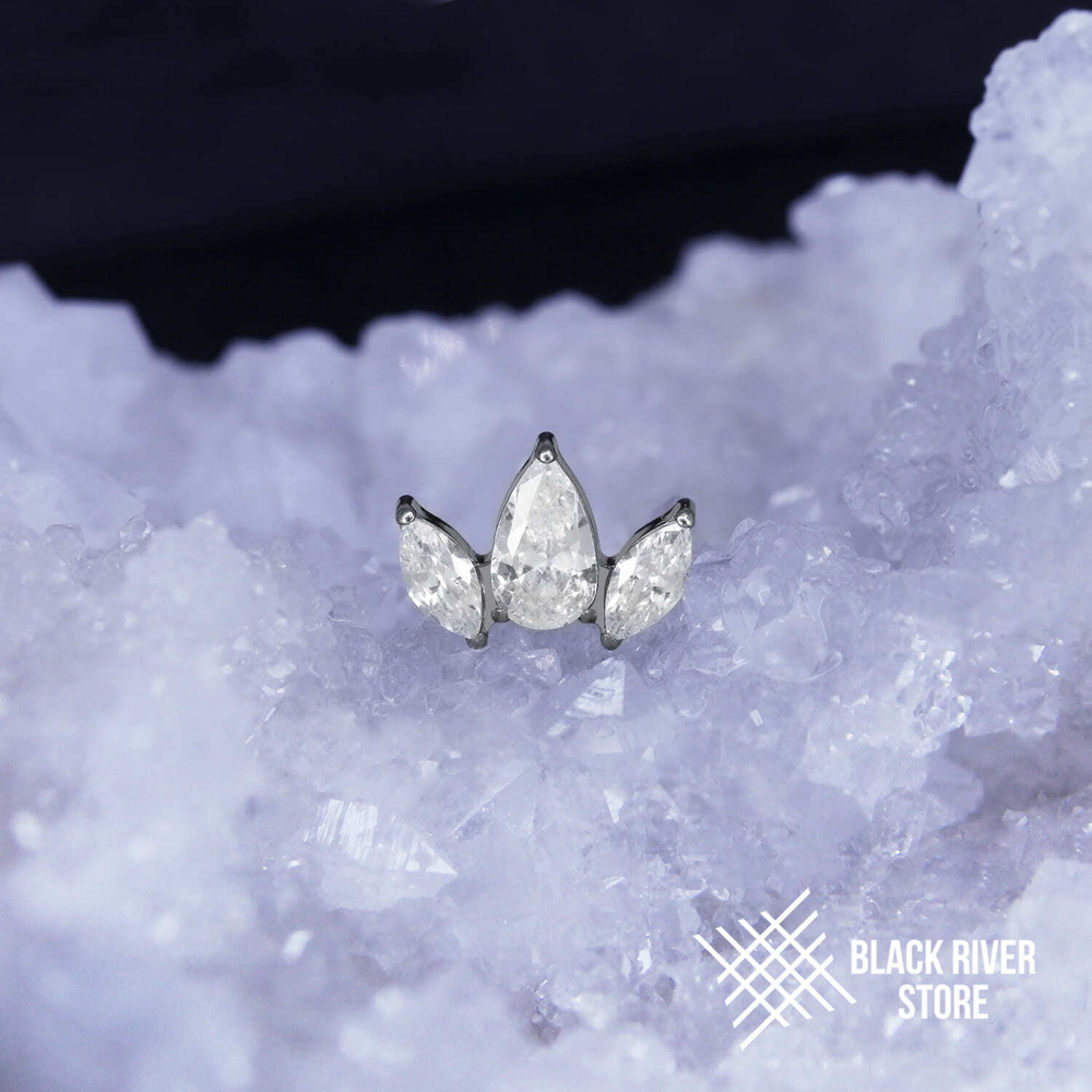 3K Pear Crystal