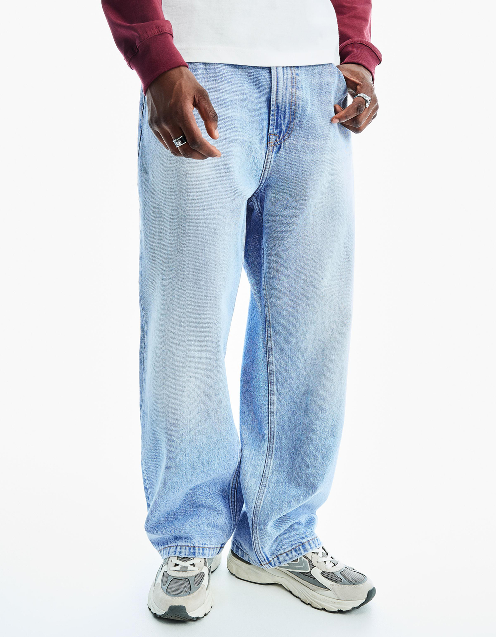 Мужские джинсы baggy fit, арт. 2882/352 - BERSHKA