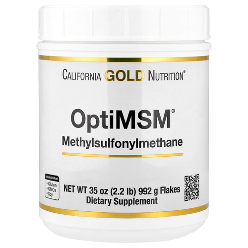 California Gold Nutrition, OptiMSM® в хлопьях, 992 г (35 унций)