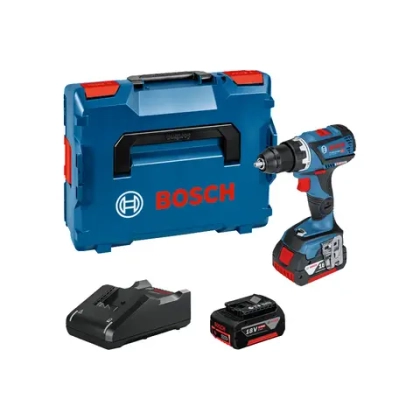 Аккумуляторная дрель-шуруповёрт GSR 18V-60 2x5.0 L-boxx BOSCH 06019G110D