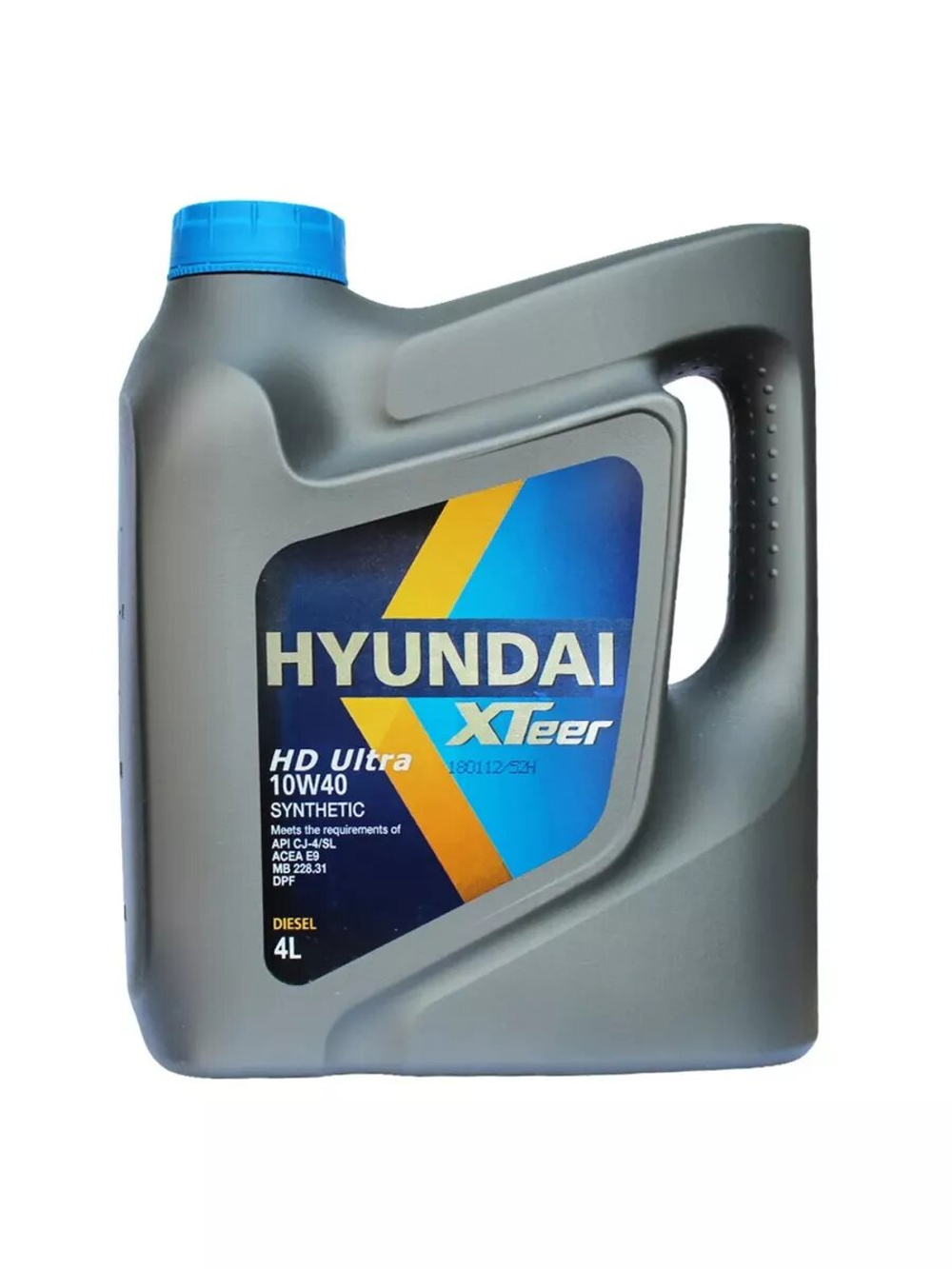 HYUNDAI XTEER HD ULTRA 10W40 CJ-4 SL Масло моторное груз. (пластик Корея) (4L)