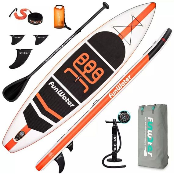 Надувная SUP-доска Funwater FW03A 335х84х15 см полный комплект