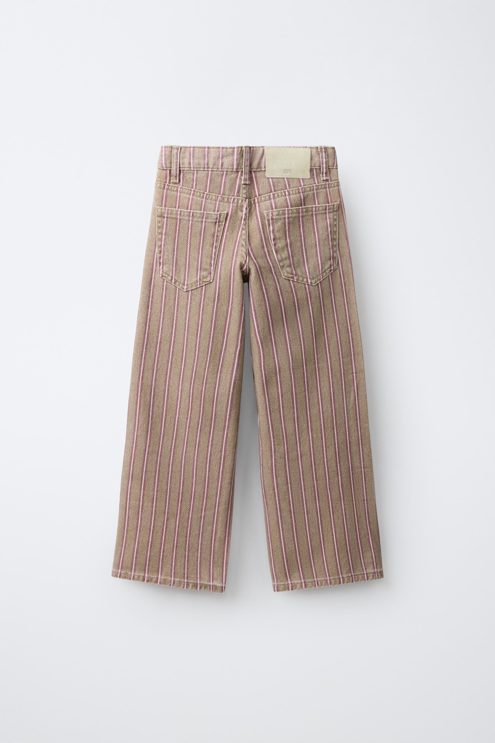 ZARA БРЮКИ WIDE LEG В ПОЛОСКУ, ПОЛОСКИ