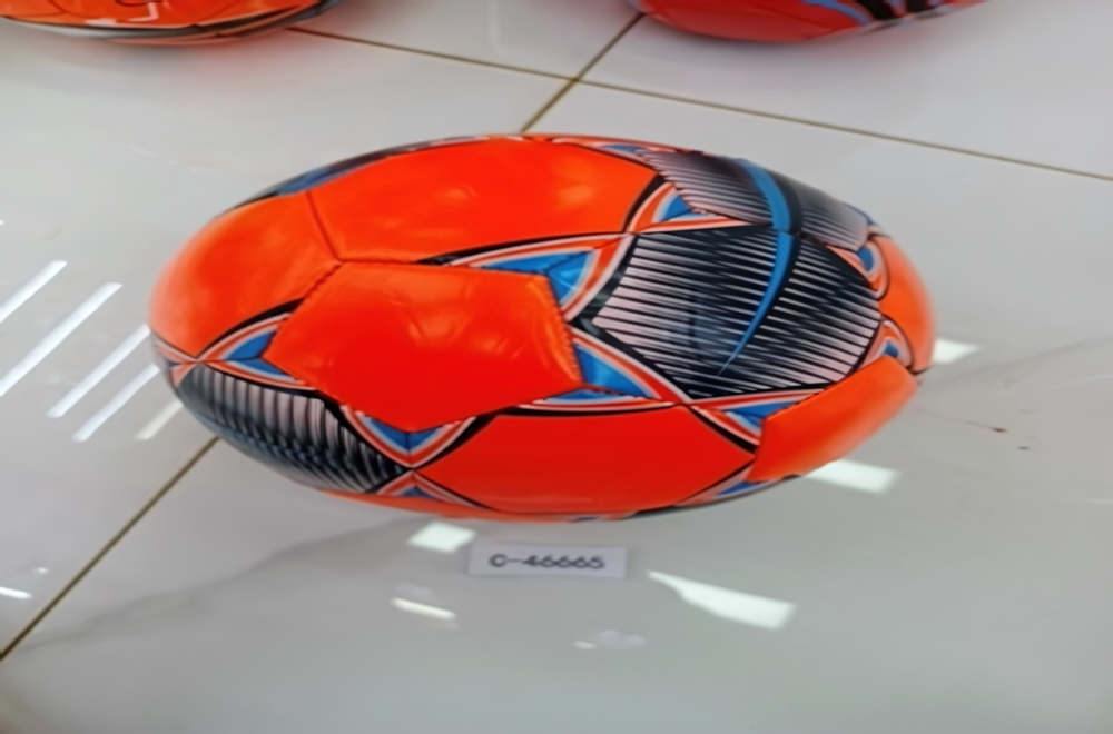 Мяч футбольный 5 размер 280гр. PVC, в ассорт. пакет C-46665
