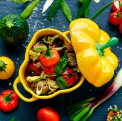 STAUB Мини-кокотница 450мл 12см желтый перец 40500-324-0