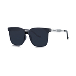 SEROVA Plate And Metal Square Sunglasses Unisex