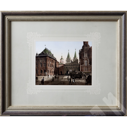 Павлов П.П. Иверские ворота в Москве. Бумага, фотохром. ок. 1908 г.