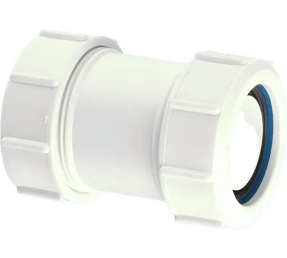 32G-WH Муфта компресс. Ду=32ммх Ду=32мм-белый McAlpine