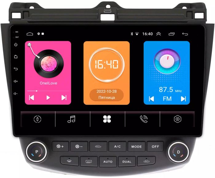 Магнитола для Honda Accord 7 2003-2008 - GT10-1073 на Android 10