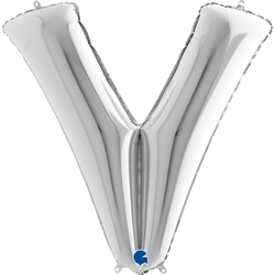 Г БУКВА V 40" Серебро