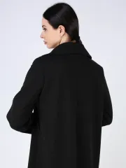 Пальто демисезонное длинное с поясом