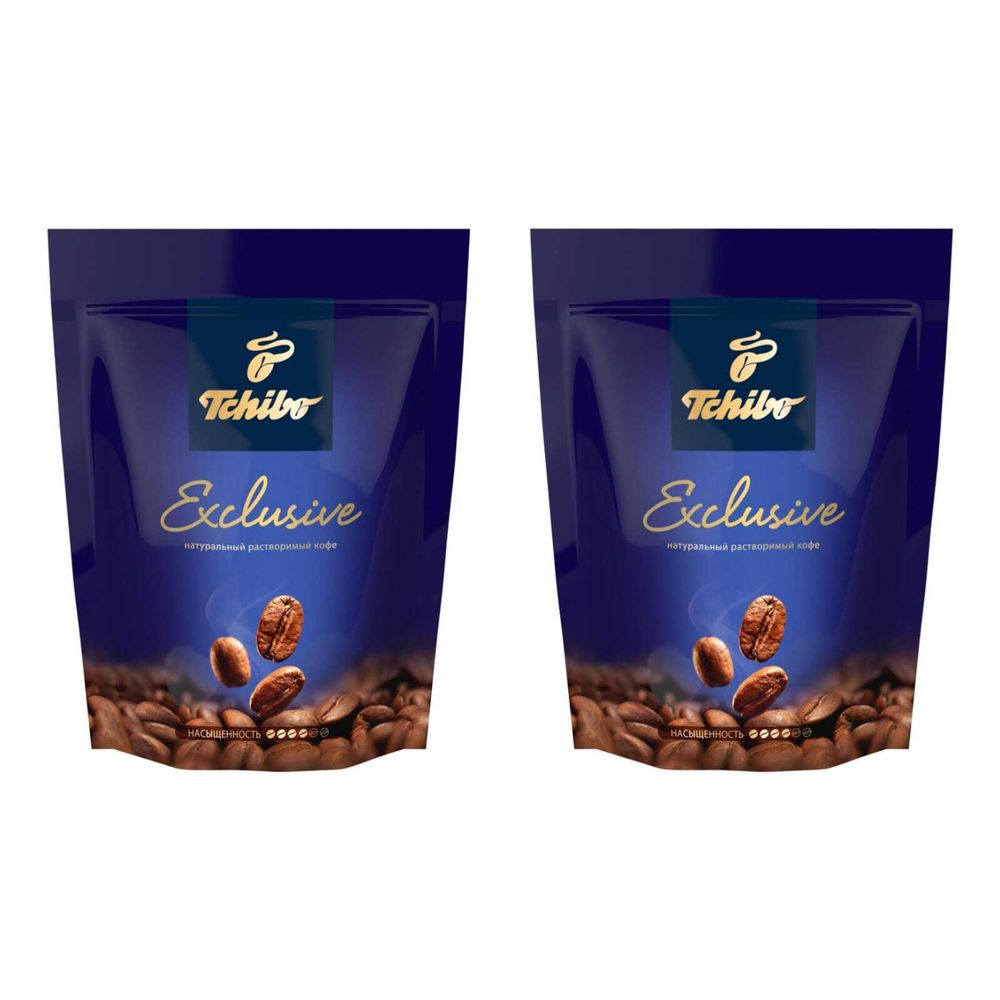 Кофе растворимый Tchibo Exclusive, пакет 150 г, 2 шт
