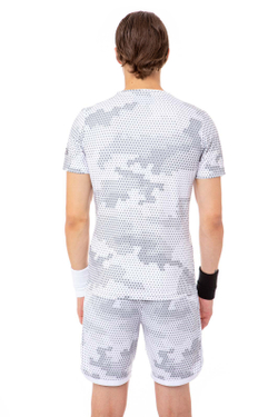Мужская теннисная футболка Hydrogen Tech Camo Tee - белый