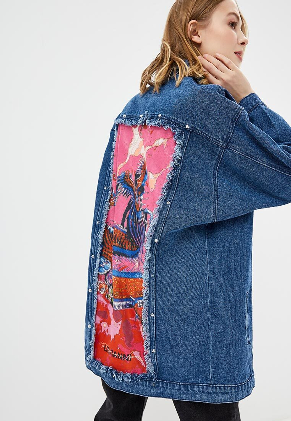 LIGVIANNI Джинсовая куртка Denim Jacket Dragon