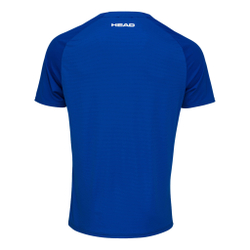 Мужское теннисное поло HEAD Topspin T-Shirt Men - Blue