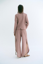 ЛЬНЯНЫЕ БРЮКИ С РАЗРЕЗАМИ — ZW COLLECTION — ZARA