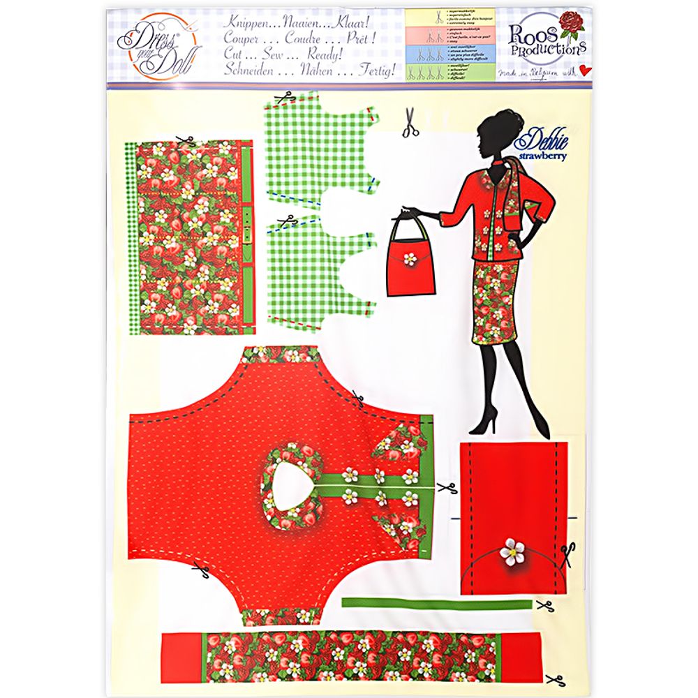 Одежда для кукол DressYourDoll, №1. Debbie Strawberrie