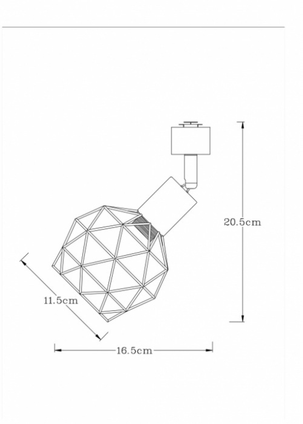 Трековый светильник Arte Lamp SOSPIRO A6141PL-1BK
