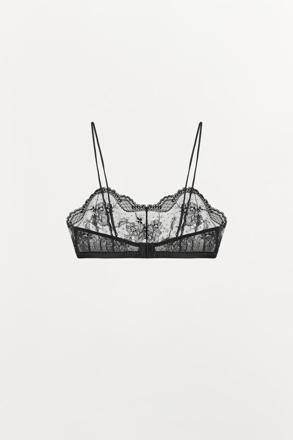Бандо-бюстгальтер с кружевом - ZARA