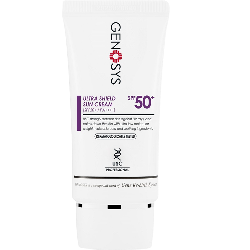 GENOSYS Ultra shield sun cream SPF 50+ PA++++ Ультра солнцезащитный крем 50ml