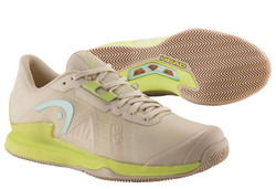 Женские Кроссовки теннисные Head Sprint Pro 3.5 Clay - macadamia/lime