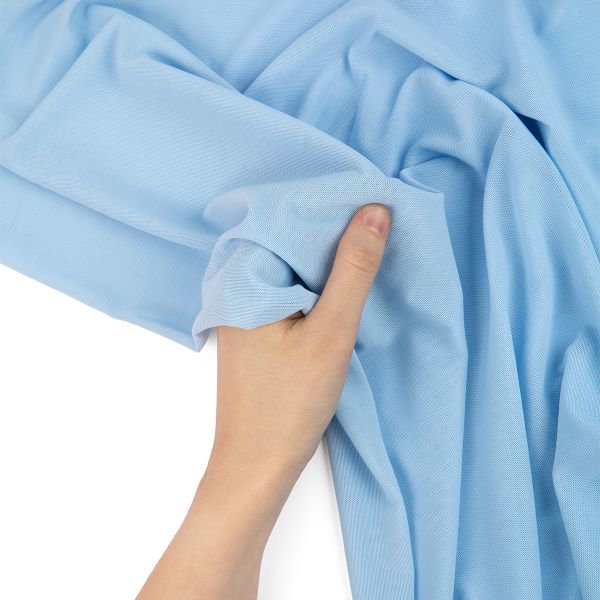 Сетка бельевая эластичная 110±5 г/м², 150х160±2 см, голубой/blue, Blitz GSTT