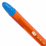 Ручка шариковая масляная с грипом BRAUBERG GLASSY SKY BLUE, 1шт, СВЕТЛО-СИНЯЯ, узел 0,7 мм, линия письма 0,35 мм, 144107