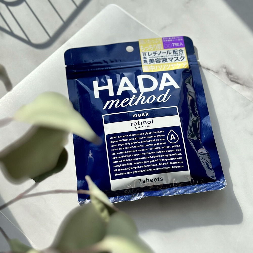 Тканевая маска с ретинолом и центеллой азиатской HADA Method Mask Retinol Cogit