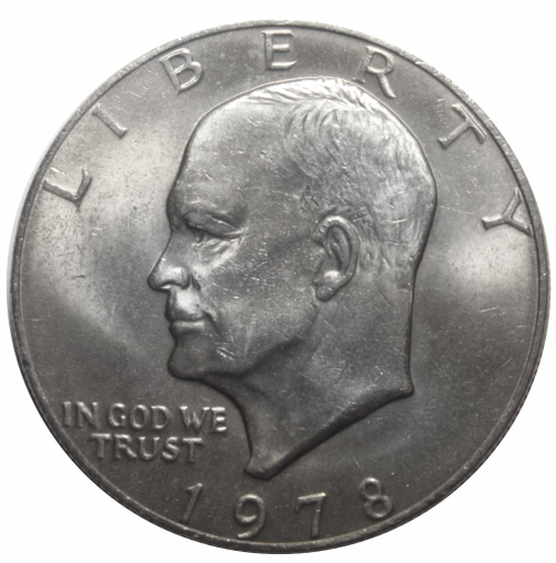 1 доллар 1978 США Эйзенхауэр XF (Лунный)