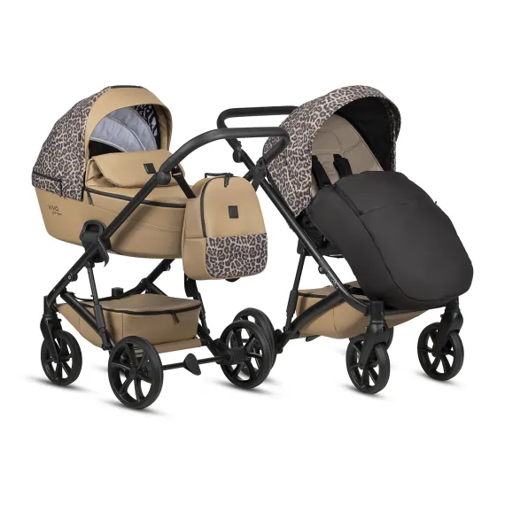 Коляска 3 в 1 Tutis Viva 6+ Teddy Savanna Brown
